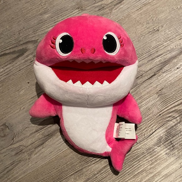 Pinkfong Toys Pinkfong Baby Shark Hand Puppet Official Song Pink